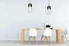 HANGING CEILING LAMP, GLASS PLAFON, LED LAMP