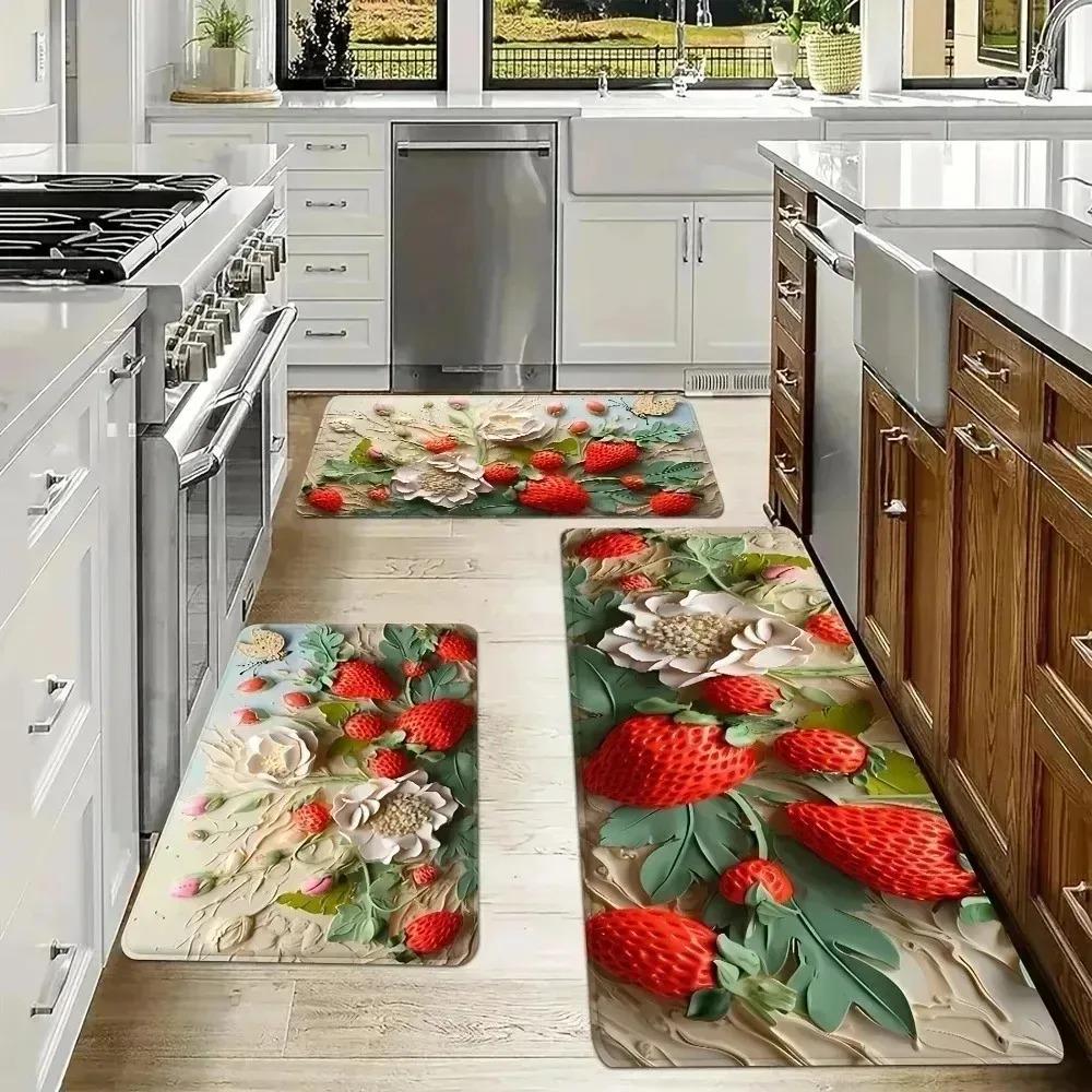 1 ks Vzor vlka Rohožky ke dveřím Kuchyňské koberce Protiskluzový Pop art design Koberce do obývacího pokoje Koupelnová předložka Koberec pro domácnost K Dekorace k umyvadlu Prádelna