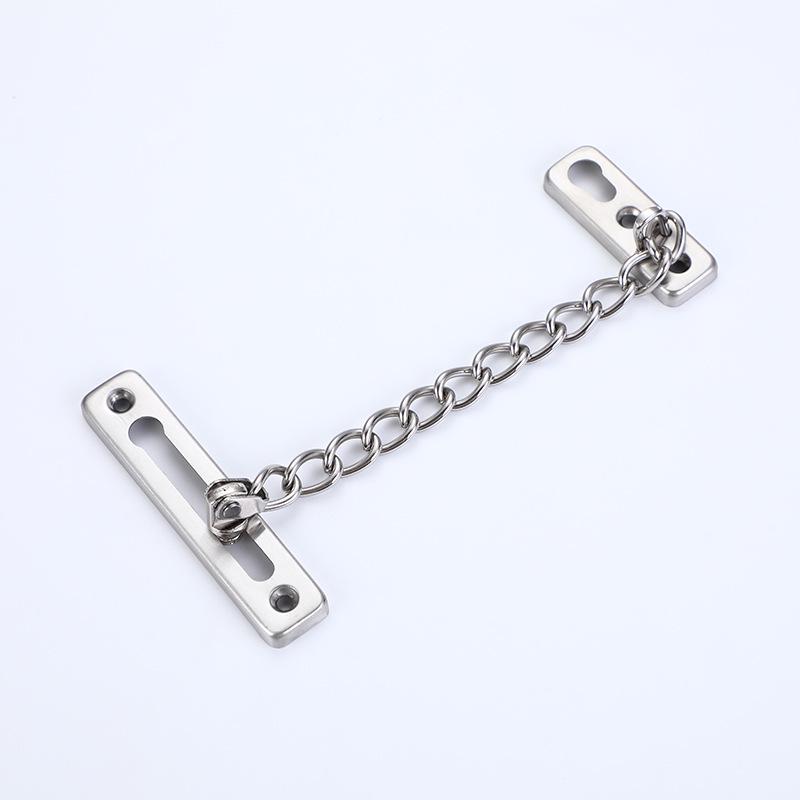 Stainless Steel Anti-Theft Door Chain Lock for Bedroom & Hotel