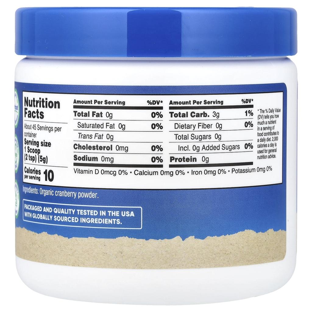 Nutricost Organic Cranberry, Unflavored, 8.1 Oz (227 G)