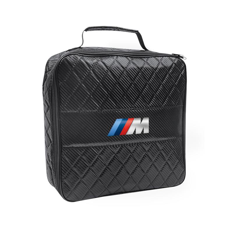 PU Leather Storage Bag For EV Charging Gun Magic Tape Stickers Accessories For BMW G80 G06 G07 G42 G14 G15 G16 F82 F20 F21 F83 M