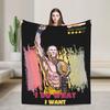 Chama Poatan Alex Pereira Fashion Blanket Cover Fighting Boxing Flannel Throw Fashion Blankets Home Couch Lightweight Bedspreads Multifuncti