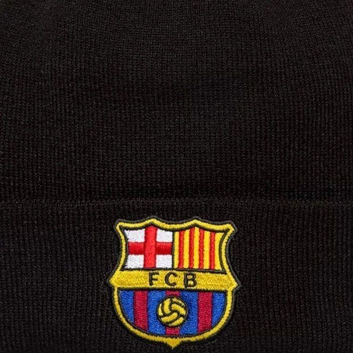 Bonnet d’hiver - FC BARCELONA - FC Barcelona x New Era 60846904 - Noir - 100% acrylique - Officiel
