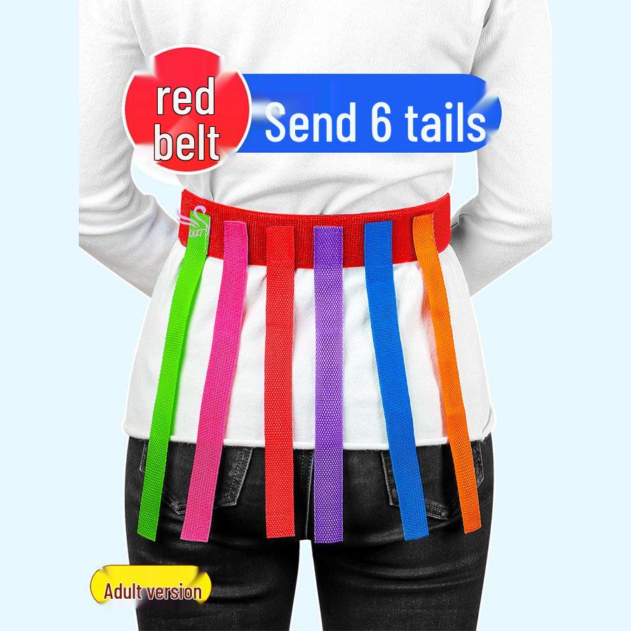 Adjustable Catch the Tail Waistband: Parent-Child Team Building Toy for Sensory Integration and Sports Fun