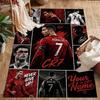 Cristiano Ronaldo (32) Customizable Name Floor Mat Suitable for Game Room Study room Hallway Decorate room Antislip Carpet Decorate Offices