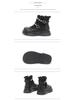 Girls' Ankle Martin Boots - 2025 Autumn/Winter Genuine Leather Sock-Style with Velvet Toddler Boots