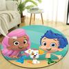 1pc Bubble Guppies Design Printed Area Round Carpet for Bedroom Living Room Home Decor Rugs Mat Non Slip Mat Rug for Bedside
