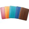 1Pc Multi Slot Coin Wallet Box ID Card Holders Solid Color PU Leather Bank Credit Card Slim Card Case