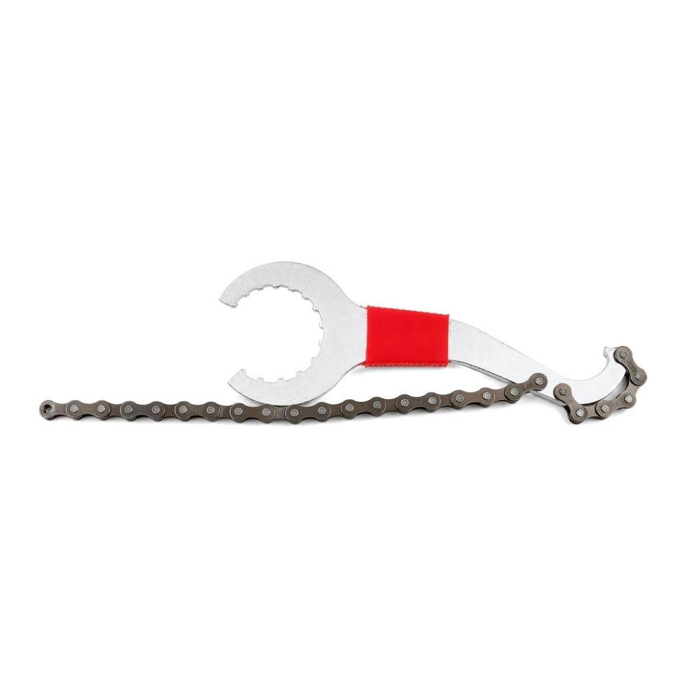20cm Length Freewheel Wrench Stainless Steel Sprocket Remover Wrench Bike Chain Whip Bike Repair