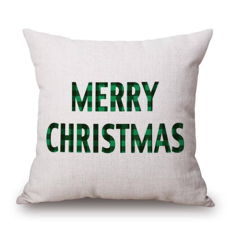 Classic Merry Christmas Xmas Gift Designed Throw Pillow Case Cover Cushion 18 X 18 Inch Ideal For Holiday Cheer And Comfort