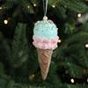 Pink Christmas Ice Cream Pendant Cute Christmas Tree Hanging Decoration  Children Gifts