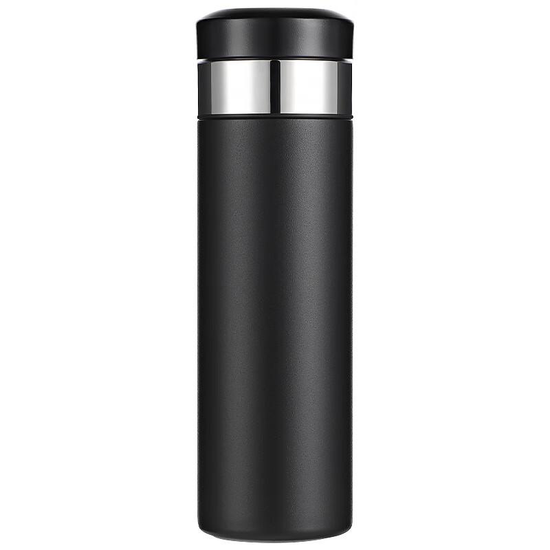 TLAKEHO 460ml One-Hand Open Insulated Tea Infuser Mug