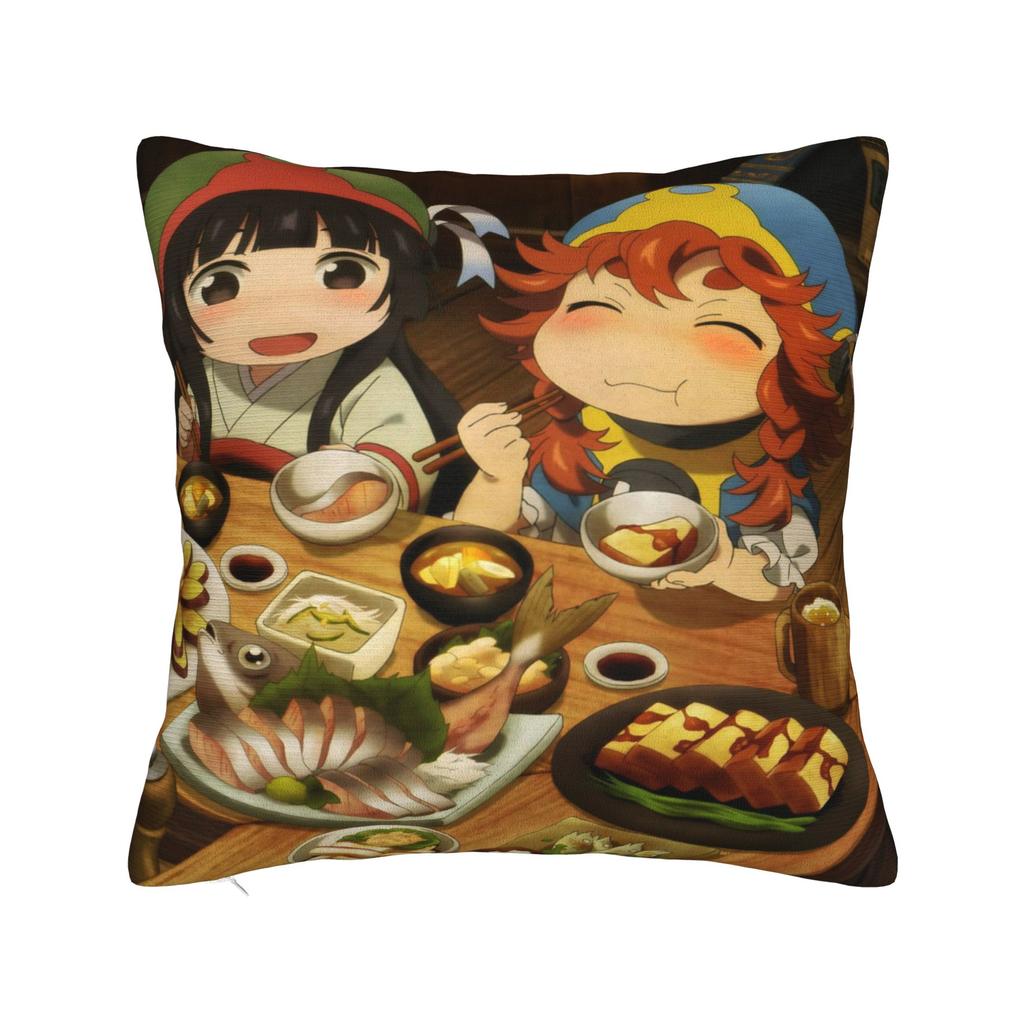 Pillow Case Hakumei and Mikochi Soft Pillow Cover For Chair Sofa Home Decor Morden Pillowcases