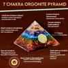 Chakra Genezende Kristallen Piramide, Unieke Verjaardagscadeaus voor Vrouwen, Moeder, Geliefde, Zwarte Toermalijn Orgoniet Orgone Piramide voor Meditatie, Balans, P