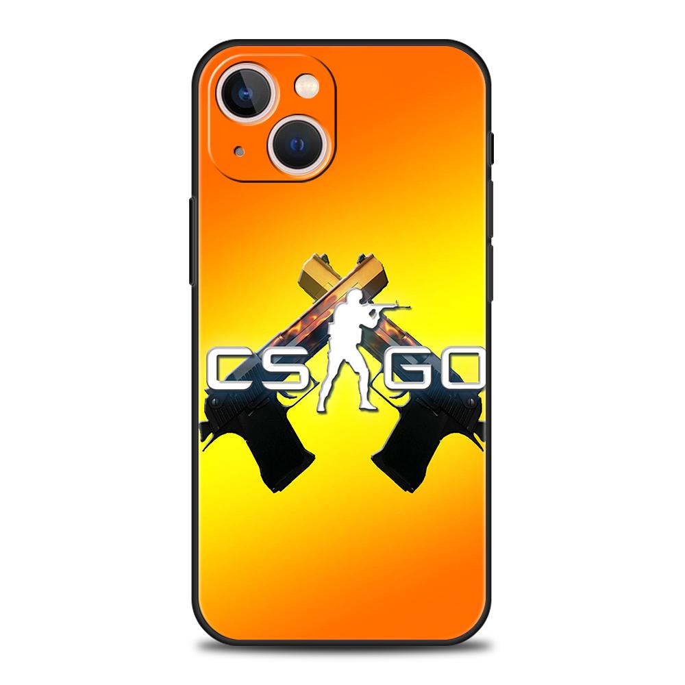 Counter Strike CS GO Hot Game Phone Case for iPhone 16 15 14 13 12 Pro Max 11 Pro Max 7 8 Plus XS XR Shockproof Silicone Shell