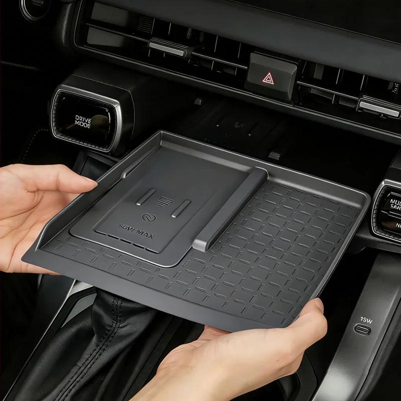 LHD Auto Center Console Wireless Charging Silicone Anti-slip Pad Fit For Toyota RAV4 RAV 4 XA60 Accessories 2027 2026