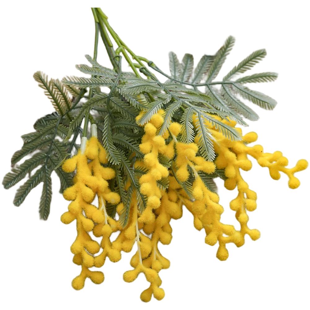 Букет искусственных цветов Желтые искусственные цветы Несколько стеблей