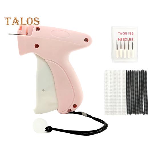 

Дырокол для ценников Инструмент для прикрепления этикеток на одежду Не стежок Дырокол для прикрепления ценников с иглами для шерсти, хлопка, джинсовой ткани, полиэстера светло-розовый