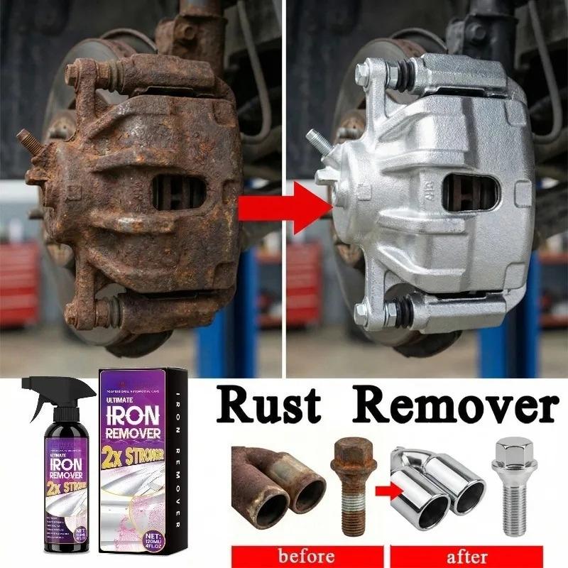 Large Capacity Car Metal Rust Remover Inhibitor Powder Remover Multipurpose Cleaning Spray Professional Auto Care Fast Acting