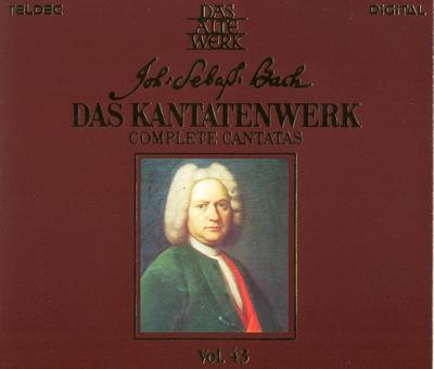 CD BACH, HARNONCOURT, LEONHARDT; LEONH - Complete Cantatas Vol 43: #185,186, 2441792 TELDEC 1989 Germany Classical Used