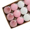 15 Pieces Christmas Ball Ornaments Xmas Decor 8cm Decorative Hanging Baubles for Yard Celebration