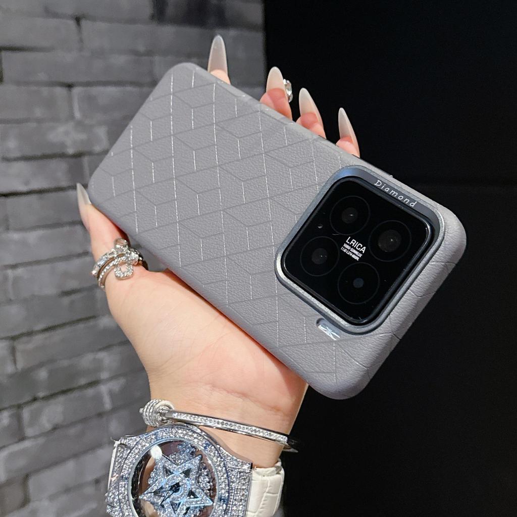 Rubik's Cube Embossed Full Coverage Magnetic Phone Case for 15 Pro - Drop-Proof Protection