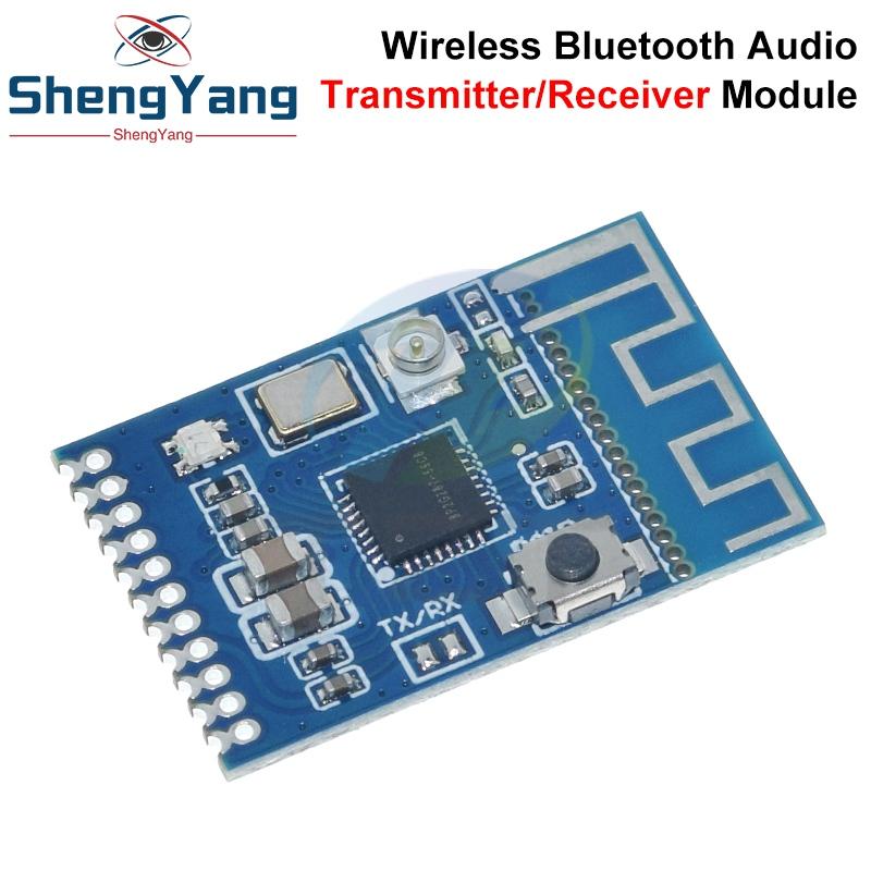 1/2 Piezas Módulo Bluetooth-5.3 Módulo Transmisor de Audio 20 Metros Estéreo GFSK Transceptor Placa de Auriculares