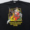 Vintage 90s PENNSYLVANIA RENNAISSANCE FAIRE T-Shirt XL Soft Festival Joust Horse