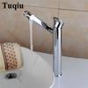 Basin Faucet Water Tap Bath 360 Degree Swivel Gold Bathroom Faucet Single Handle Sink Tap Mixer Hot and Cold Sink Water Crane