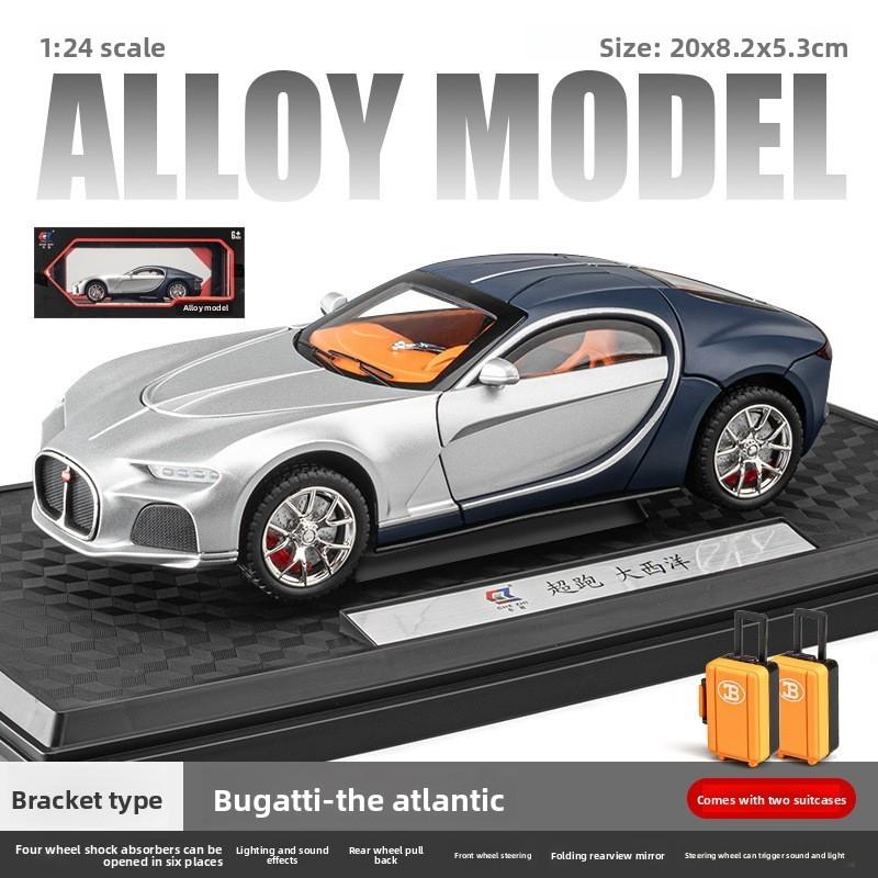 

Car Model 1:24 Alloy Diecast With Inertia Control For Kids And Collectors синій