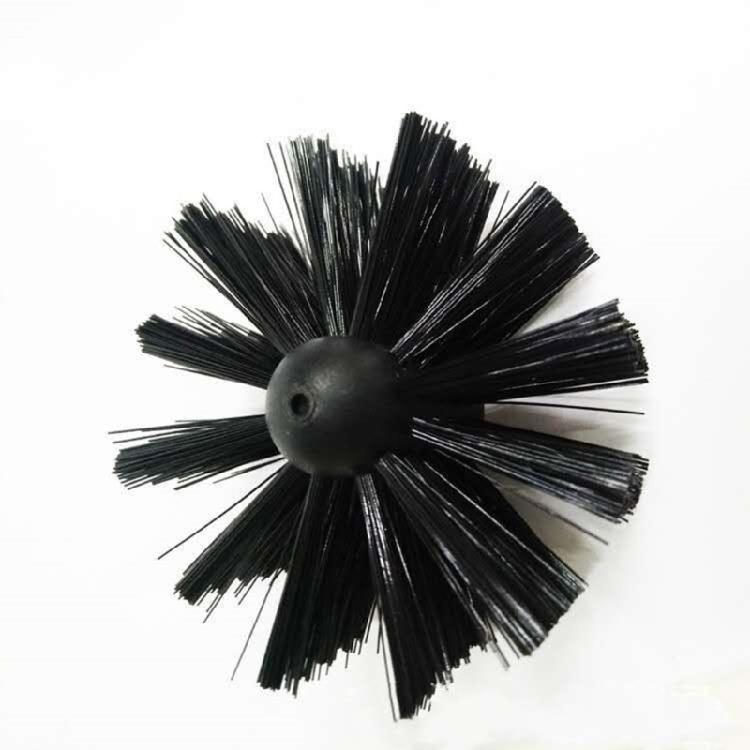 360 Degree Rotating Chimney Brush Kits with Flexible Rods for Effective Cleaning of Pipes Vents Home Professional Use