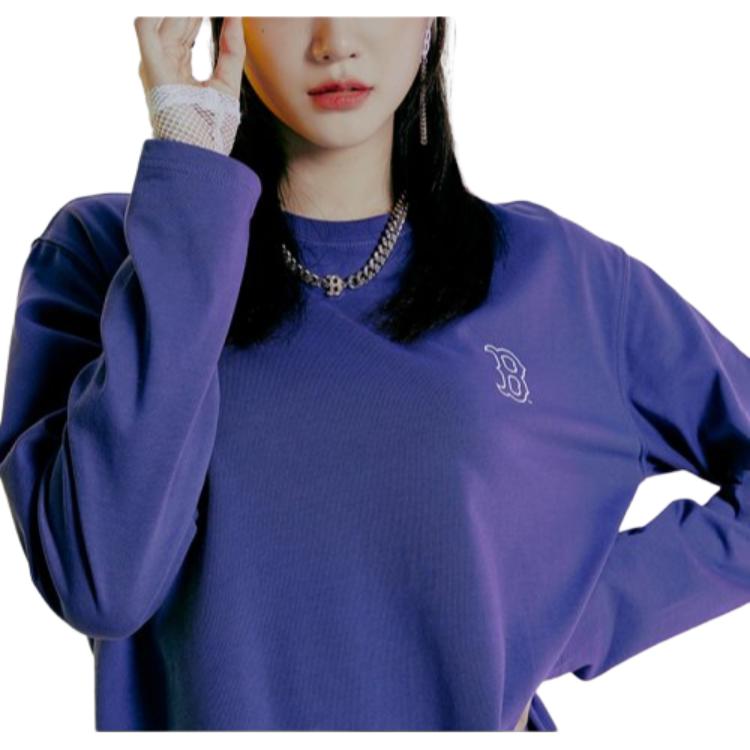 New MLB T Shirts Unisex Purple 3ATSL0314-43NYL