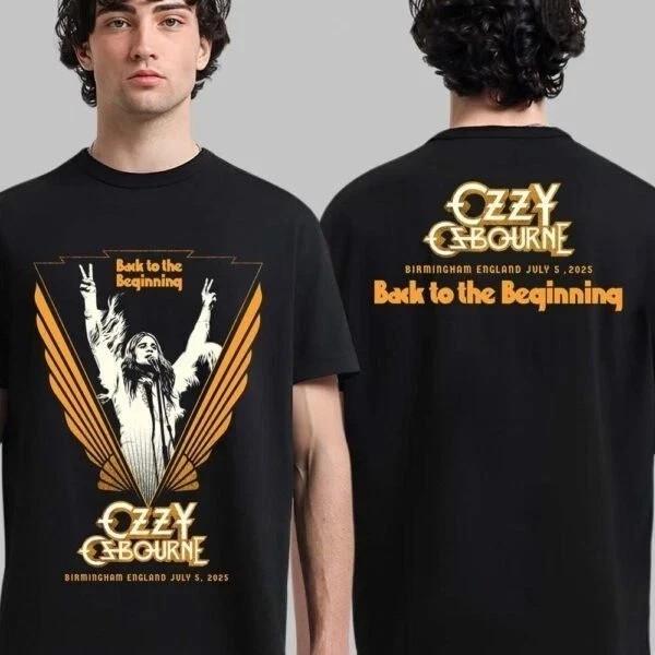 Футболка Ozzy Osbourne 2025 Final Show – Back To The Beginning Shep Fairey Унисекс S