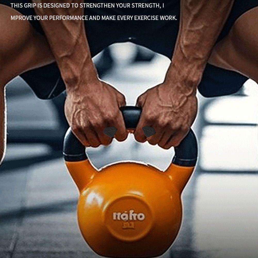 1 Pair Anti-slip Workout Gym Gloves Elastic Silicone Palm Grips Weight Lifting Grips  Weightlifting
