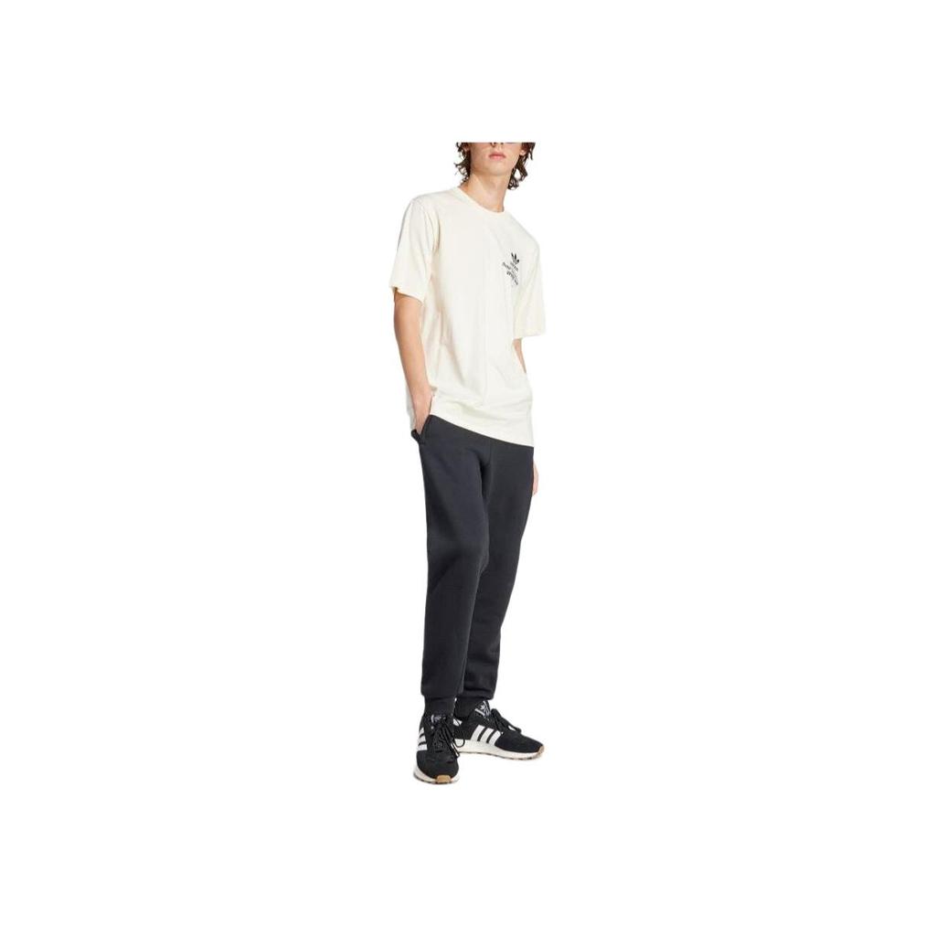 Adidas Bt Tričko s krátkým rukávem Krémově bílé Pánské Streetwear IS2902