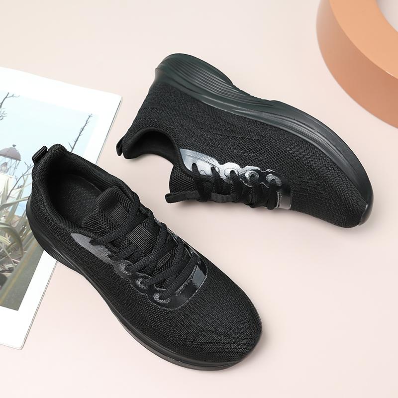 

Летние женские кроссовки Повседневные Уличные Школьные Студенческие Легкие для Девочек Кроссовки Черные Розовые Белые Большой Размер 35-42 EU: 42