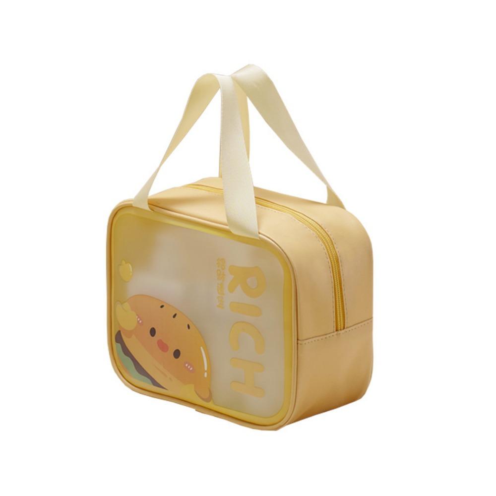Waterproof Travel Makeup Case Large Capacity Wash Bag Simple Cartoon PVC Cosmetic Bag  Bathroom