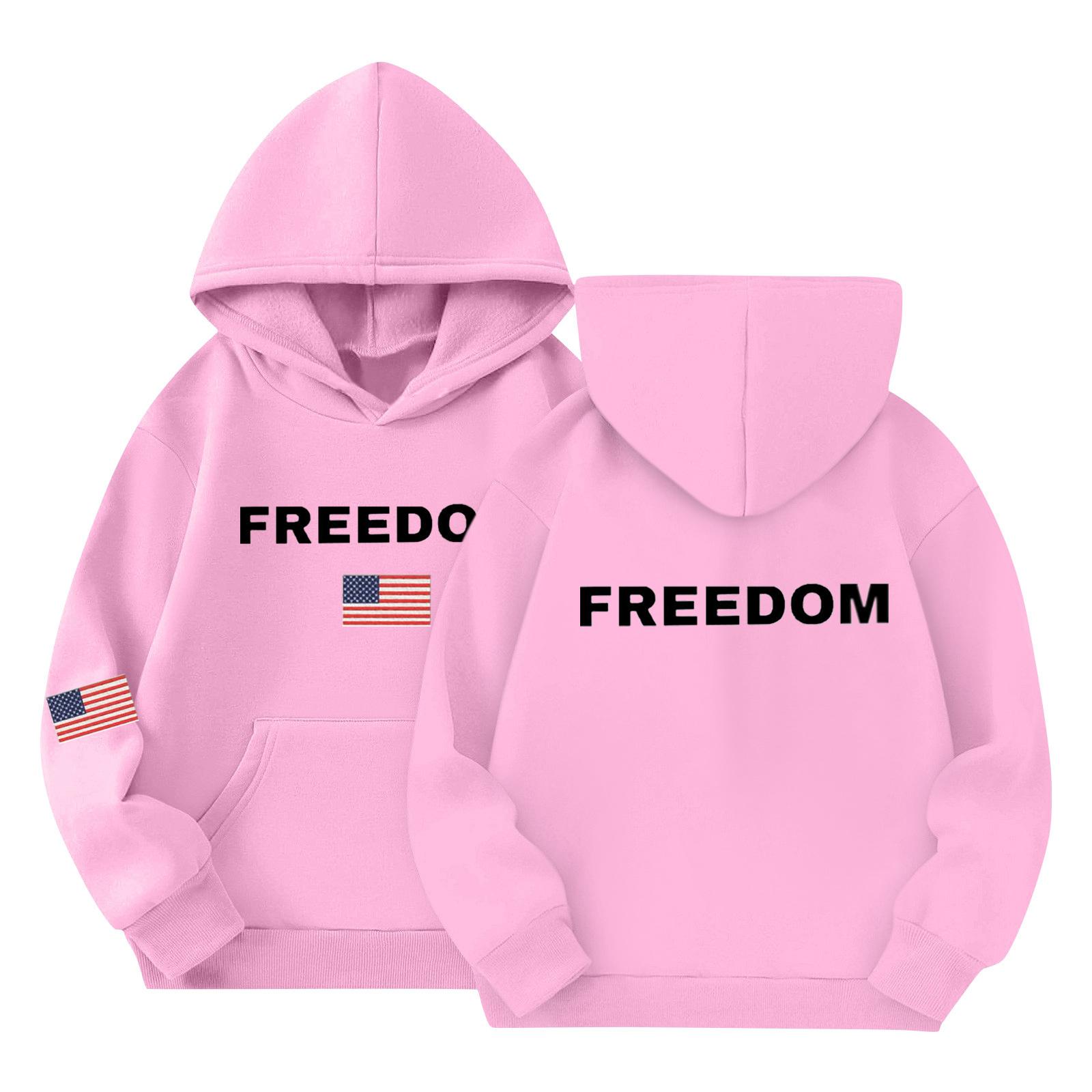 

Детская модная толстовка-пуловер с капюшоном, длинными рукавами и принтом в стиле кэжуал 130 розовый