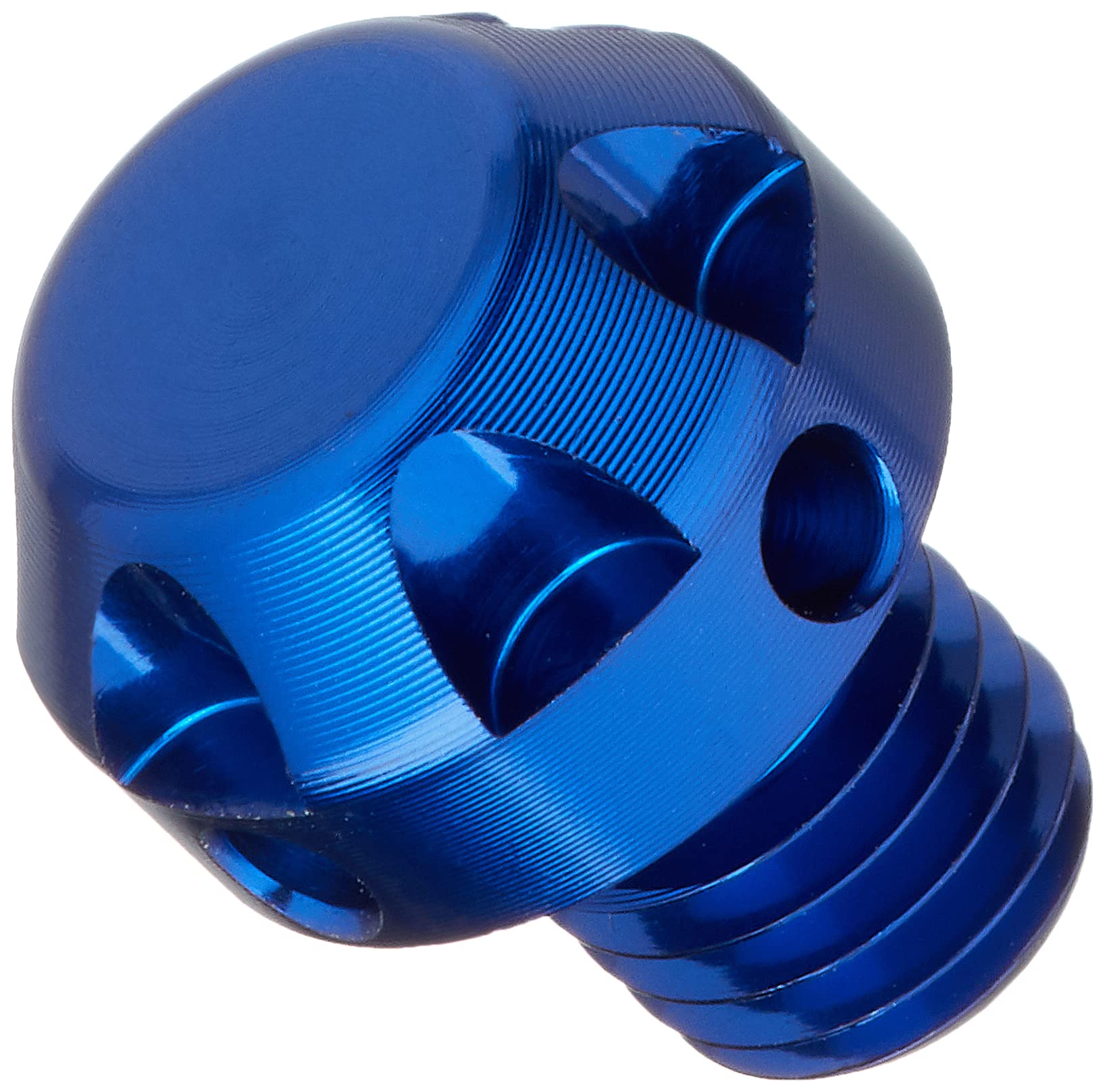 

POSH 000813-01 Motorcycle Supplies Mirror Hole Cover Cap NASA Type M8 Reverse Screw 1 Reverse screw/M8 синий