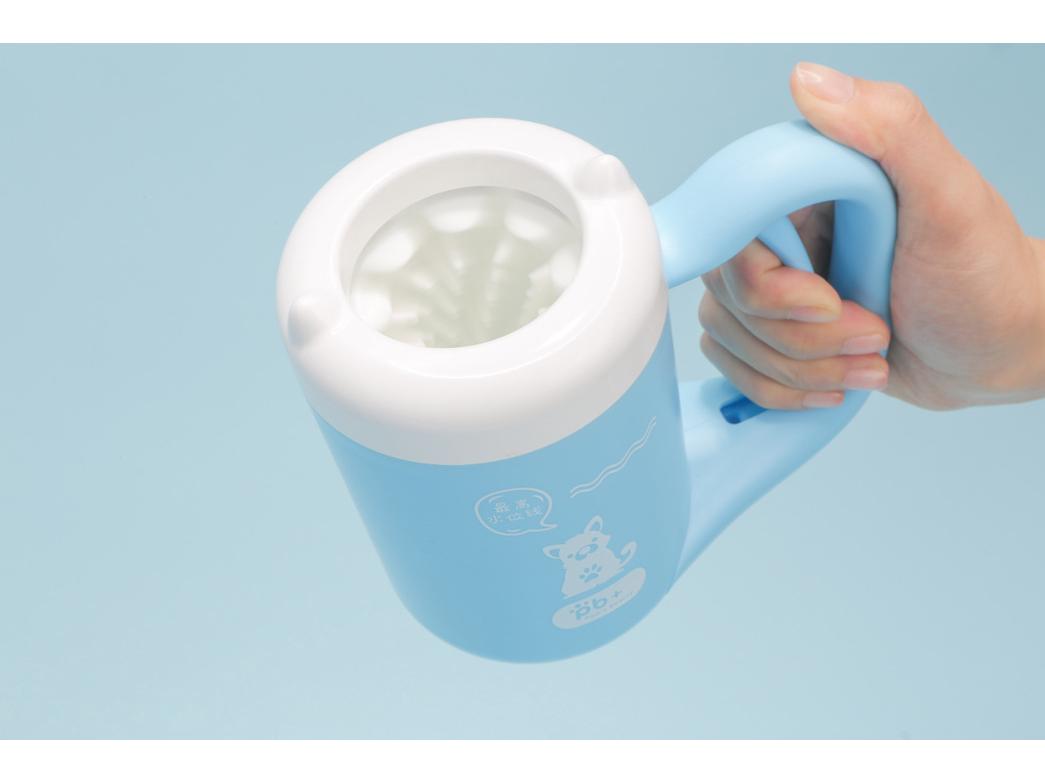 

Чашка для мытья лап: Чашка для мытья лап питомцев для собак и кошек Handle Blue