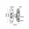 90/180 Degree Barn Door Lock,Left & Right Universal Flip Door Locks,Anti-theft Door Buckle,Gate Latch Hardware for Home Security