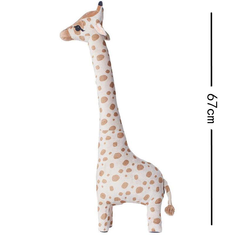 85cm Big Size Cute Giraffe Plush Toys Simulation Animals Giraffe Stuffed Doll Kids Room Bed Decor Child Gifts