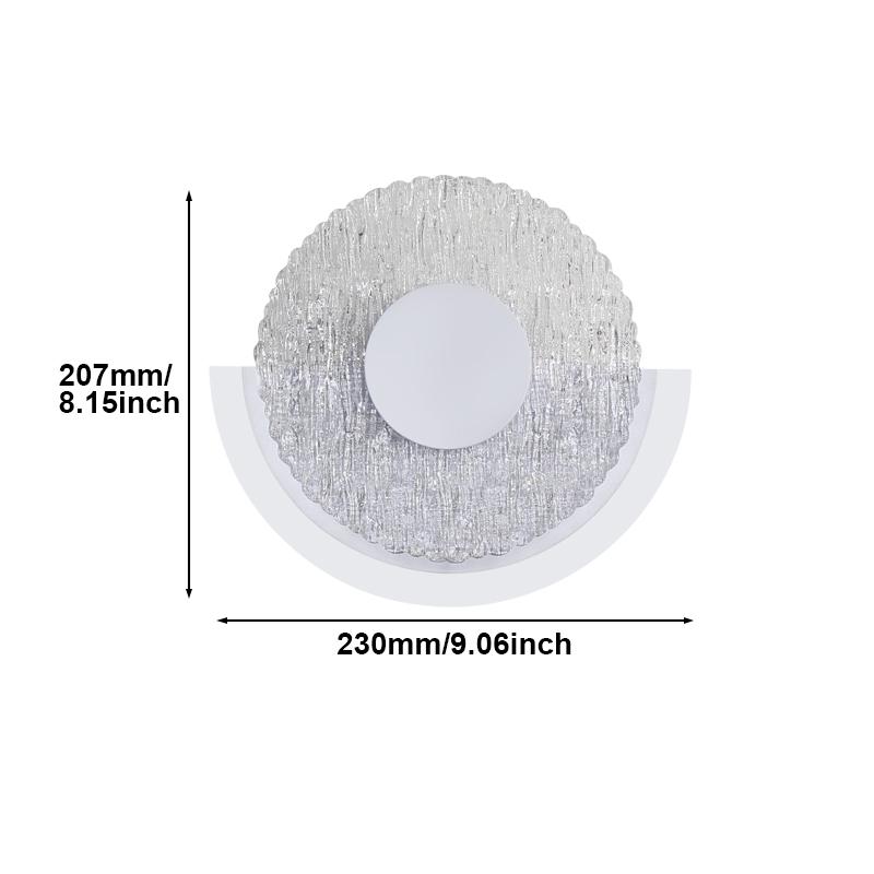 Modern LED Wall Lamp Round Light Wall Sconces Home Decor For Bedside Indoor Lighting For Living Room Corridor Light Fixture