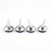 4 Stück verstellbare Metallmöbelgleiter Füße Beine M6*15mm Gewindeschraube Schwarz/Silber/Gold für Schrank Tisch Stuhl Maschinenbasis