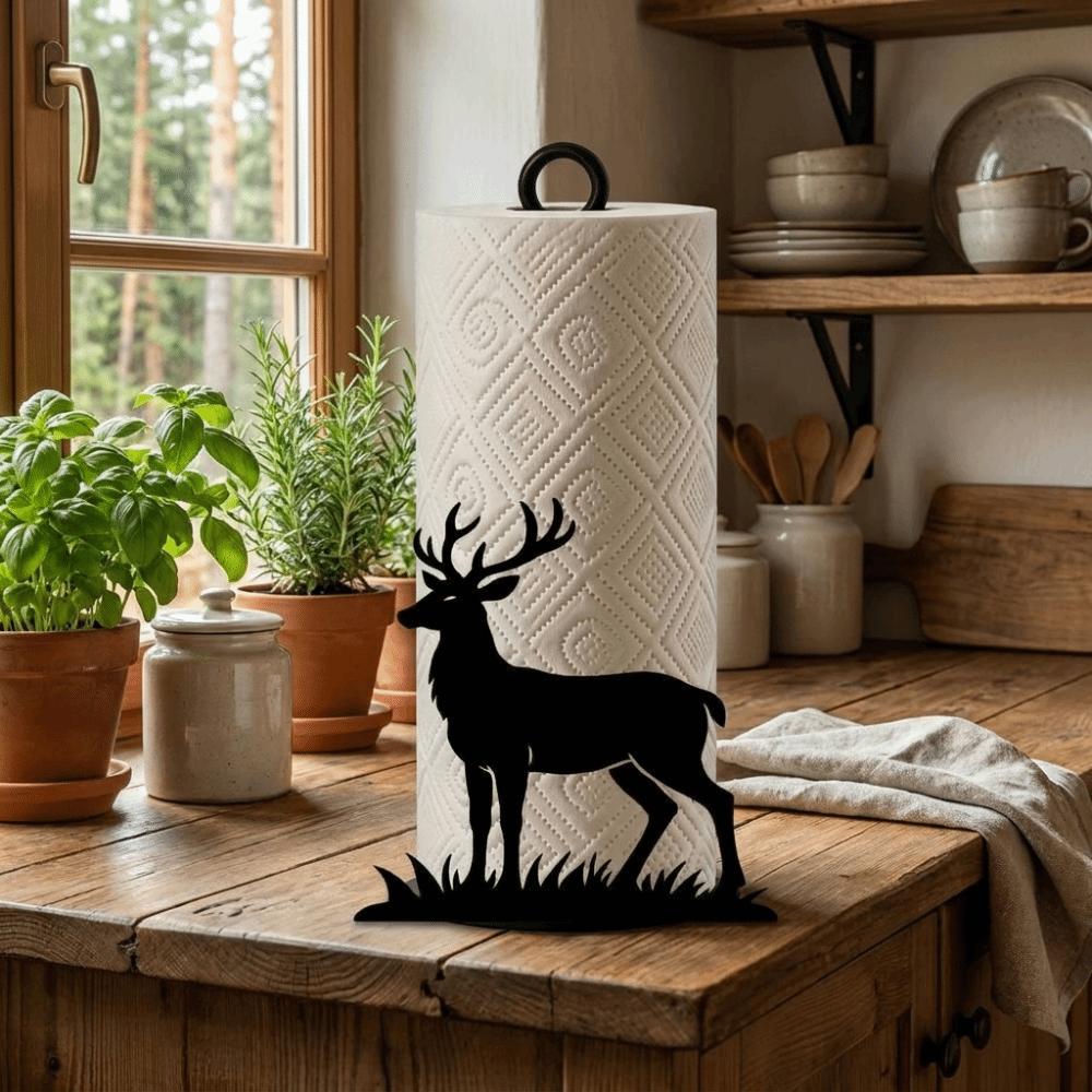 Halloween Witch Kitchen Tissue Rack Freestanding Vertical Napkins Rack Living Room