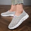 Summer Outdoor Casual Shoes Women's Mesh Breathable Flat Light Sneaker Female Loafers Casual Hollow Out Outdoor Flats Zapatos