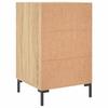 Nightstand Sonoma Oak 40 x 40 x 66 cm Engineered Wood