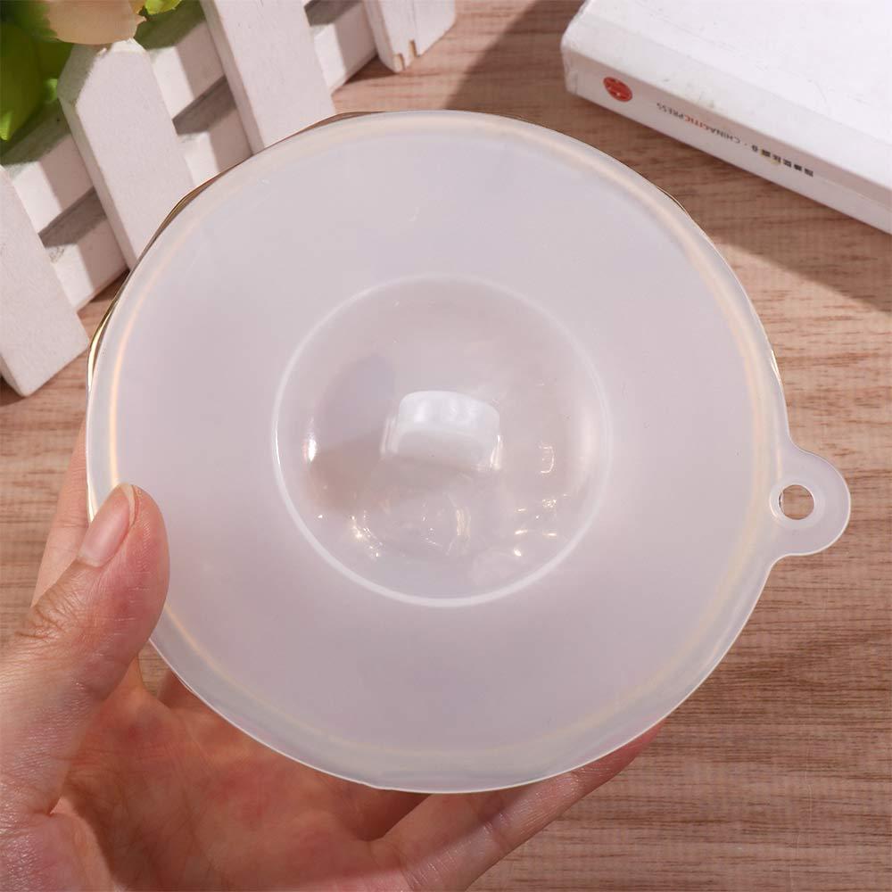 Dust Heat-resistant Prevent Flies for Glass Mugs Seal Lid Cup Seals Cup Lids Cup Cover Bowl Cover