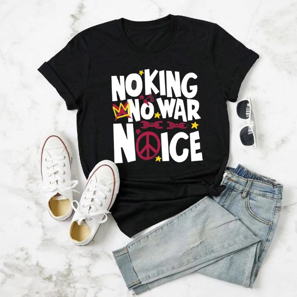 No King No War No Ice Tshirt No Kings No Masters No Ice No War Tee Anti Trump S