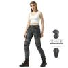 Womens Loong Biker Motorcycle Jeans Retro Harley Riding Pants Racing Trousers Cycling